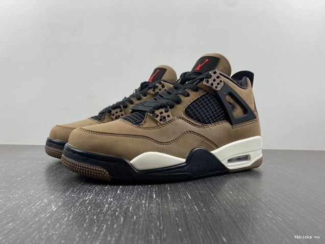 Cheap TB Jordan Retro Scott 4 x 3936 Travis AJ4-  Air Brown ZeroBulk 1027